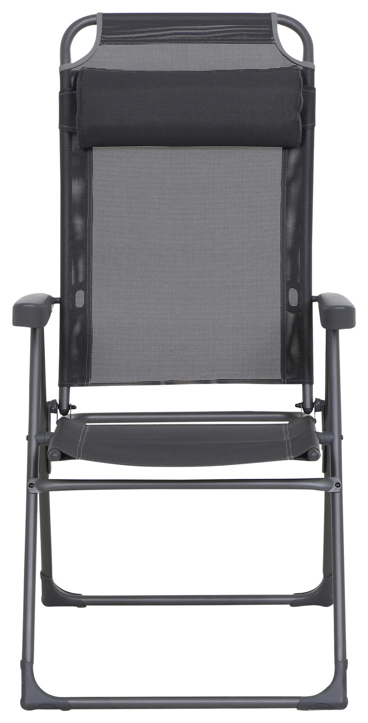CAMPINGSESSEL - Anthrazit, KONVENTIONELL, Kunststoff/Textil (72/117/59cm) - Siena Garden