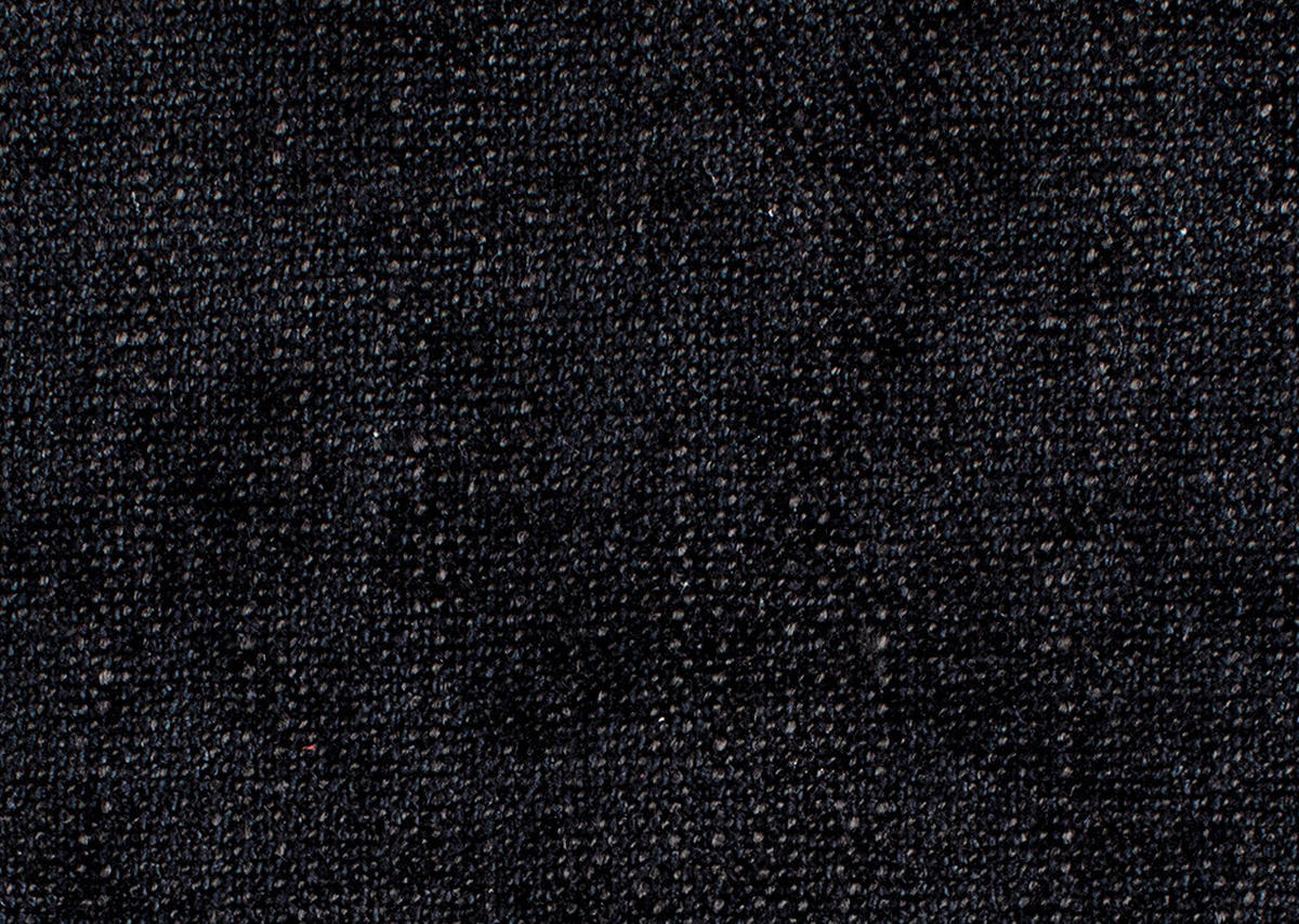 HOCKER Textil Schwarz  - Schwarz, Design, Textil/Metall (120/43/90cm) - Dieter Knoll