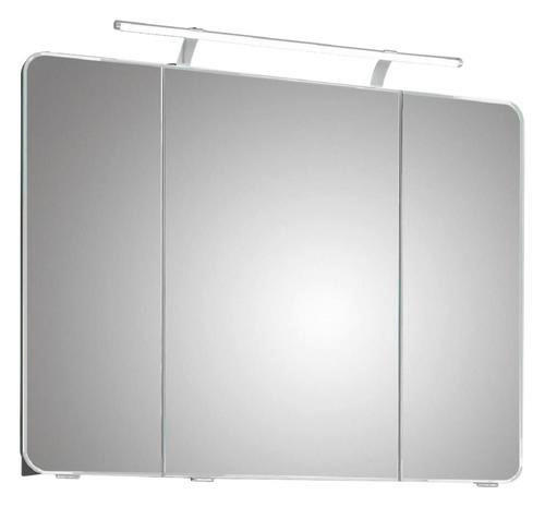 SPIEGELSCHRANK 90/72/17 cm  - Weiß, Basics, Glas/Holzwerkstoff (90/72/17cm) - Sadena