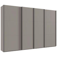 SCHWEBETÜRENSCHRANK  in Sahara  - Schwarz/Sahara, MODERN, Holzwerkstoff/Metall (350/236/65cm) - MID.YOU