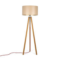 STEHLEUCHTE  50/150/50 cm   - Eichefarben/Beige, MODERN, Naturmaterialien/Holz (50/150/50cm)