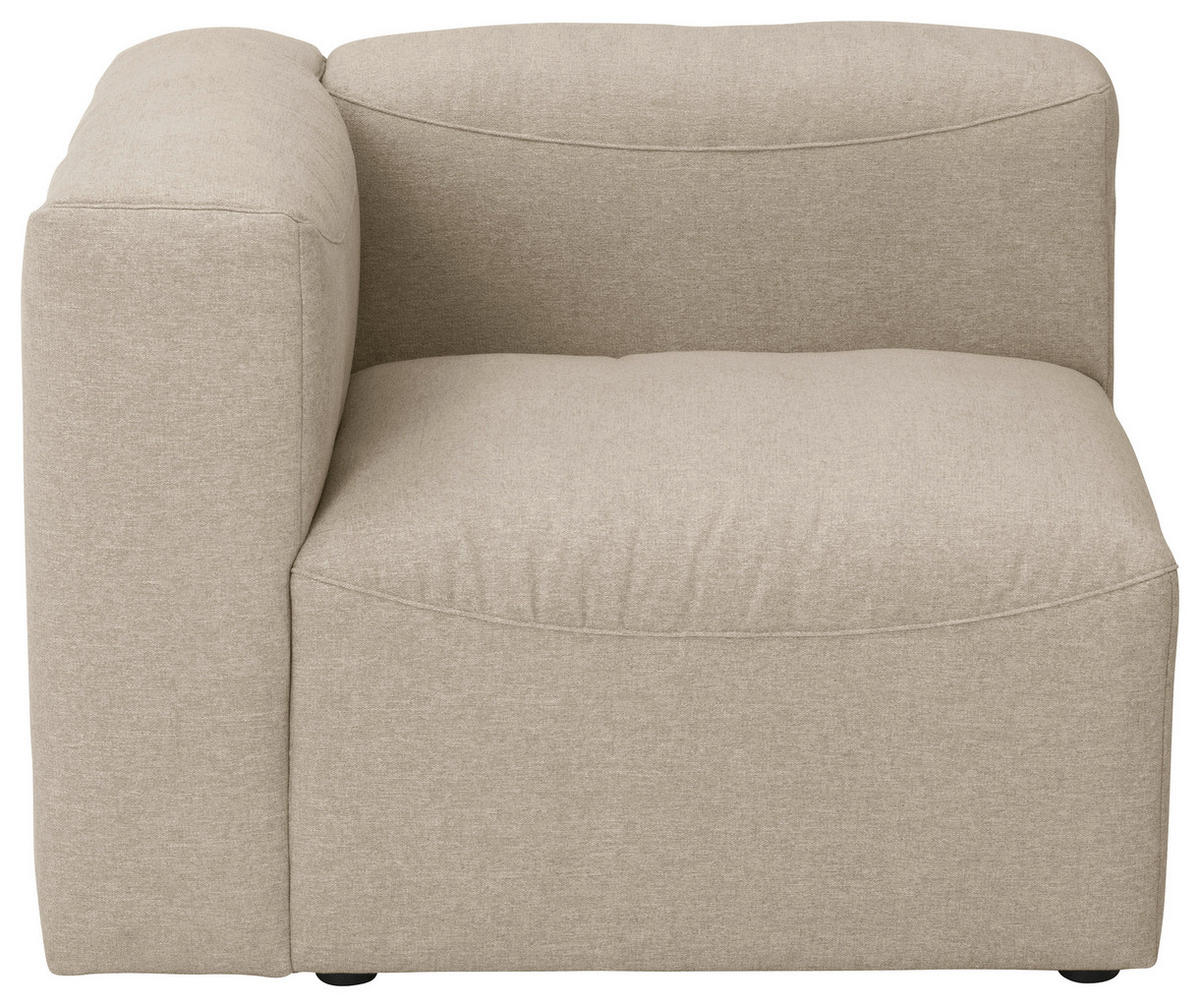 SOFAELEMENT Flachgewebe  - Creme, Design, Kunststoff/Textil (100/73/100cm) - Max Winzer