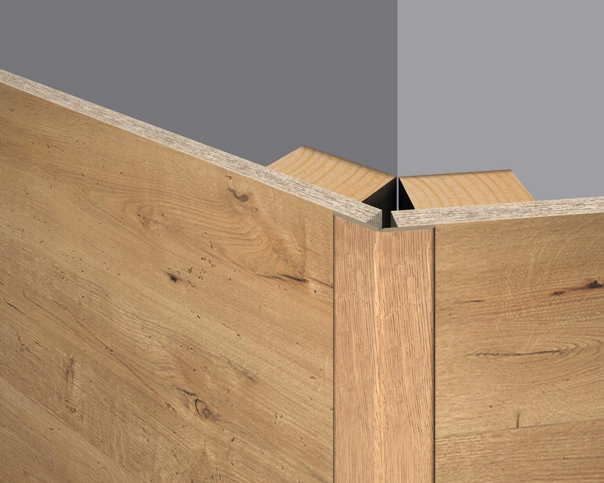 Faltleiste Eiche  - Eichefarben, Basics, Naturmaterialien (240/2.2/2.2cm) - Egger Holzwerkstoffe