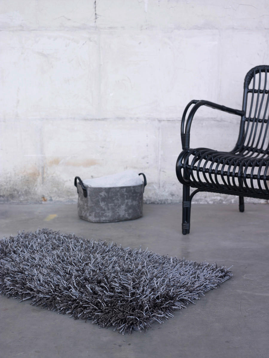 BADTEPPICH Dunkelgrau 80/160 cm  - Dunkelgrau, Basics, Kunststoff/Textil (80/160cm) - Aquanova