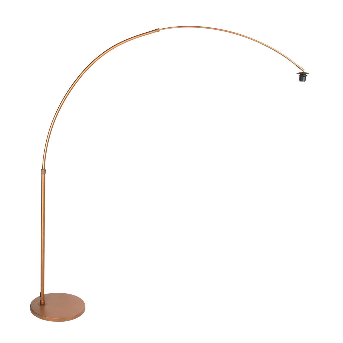 BOGENLEUCHTE Sparkled Light 45/240/210 cm   - Bronzefarben, Design, Metall (45/240/210cm)