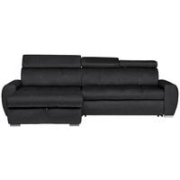 KUTNA GARNITURA tekstil  boje grafita   - boje grafita/boje kroma, Design, tekstil/plastika (173/276cm) - Stylife
