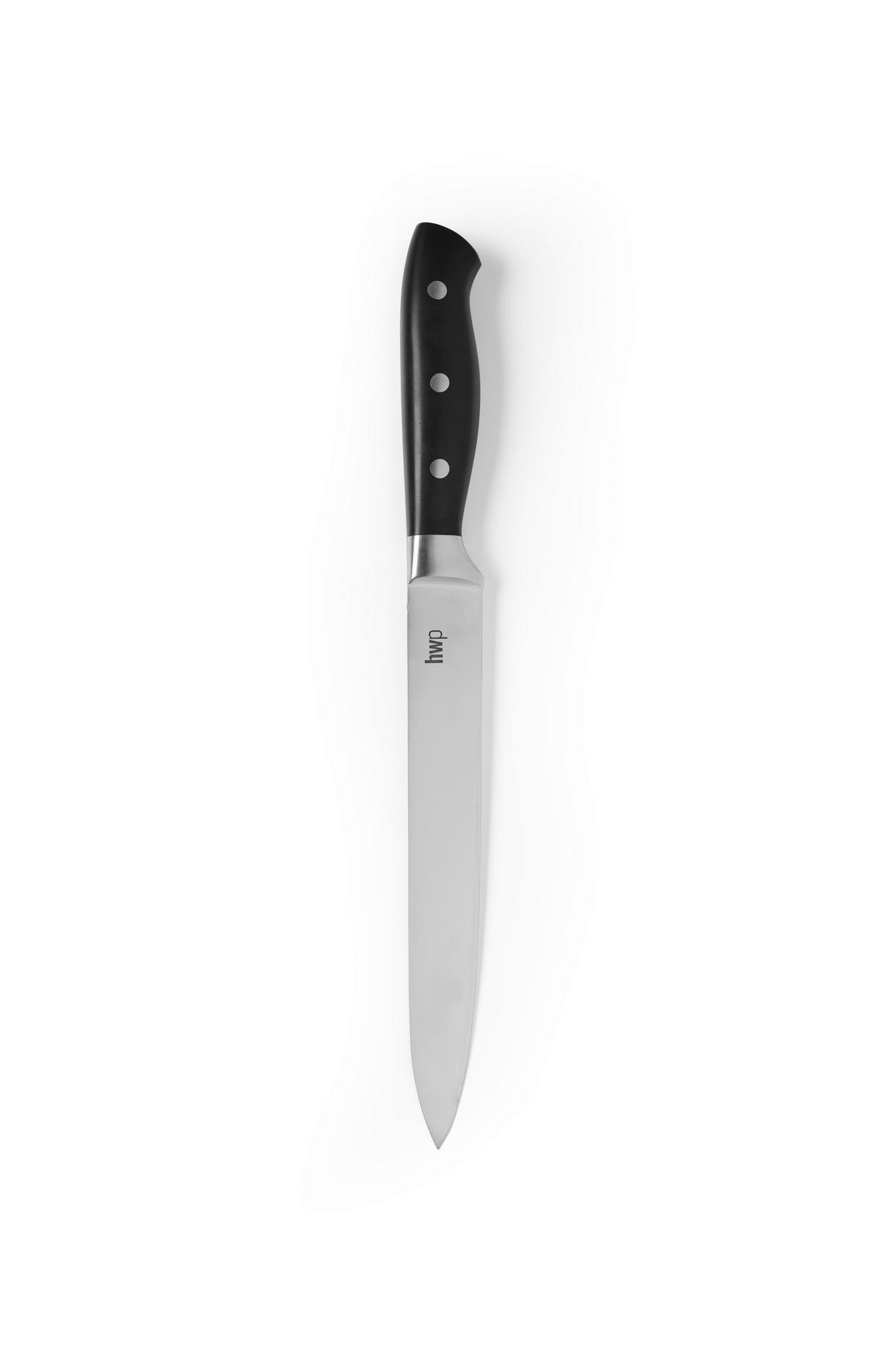 MESSERBLOCK 6-teilig  - Hellbraun/Schwarz, Basics, Holz/Kunststoff - Homeware Profession.