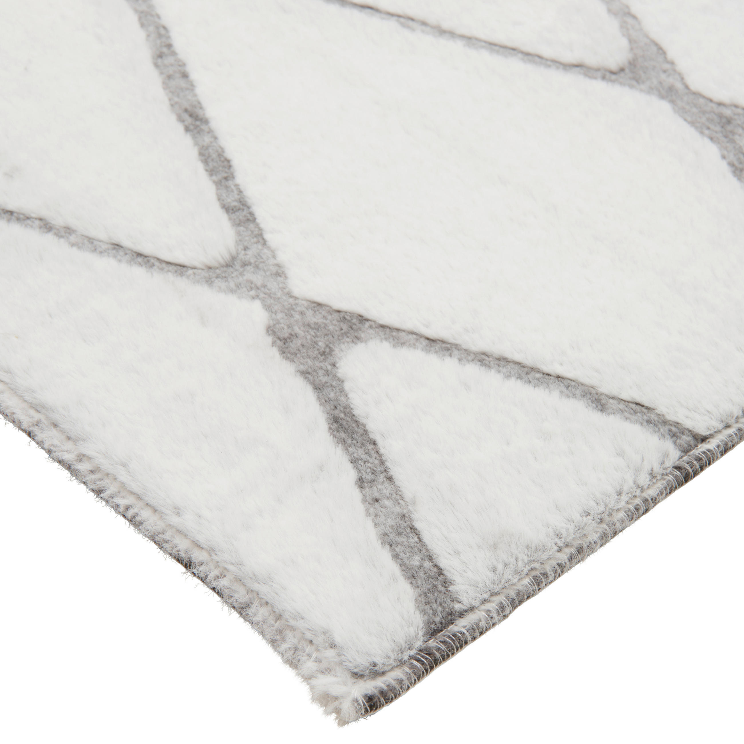 COVOR ȚESUT Country Life Diamond -Best-  - gri, Trend, textil (80/150cm) - Novel