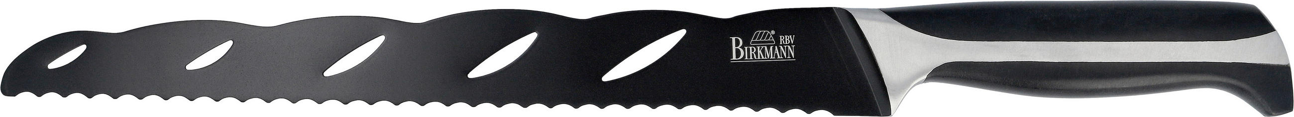BROTMESSER Laib & Seele Edelstahl  - Schwarz, KONVENTIONELL, Metall (39,9/3,4/2,2cm) - Birkmann