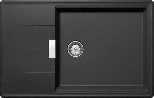 SPÜLE TIAD100LSUSTO  - Graphitfarben, Basics, Stein (78/50cm) - Schock