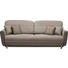 DREISITZER-SOFA in Textil Hellbraun - Hellbraun, Design, Holz/Textil (235/87/98cm) - Hom`in DREISITZER-SOFA in Textil Hellbraun - Hellbraun, Design, Holz/Textil (235/87/98cm) - Hom`in