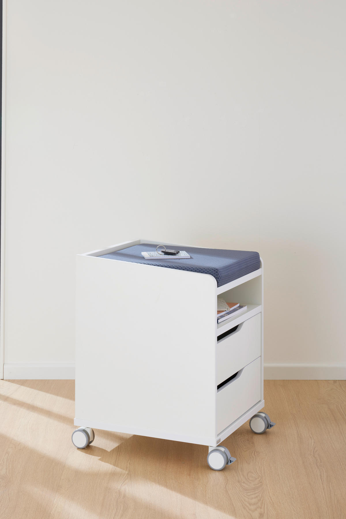 ROLLCONTAINER Weiß  - Weiß, Basics, Holzwerkstoff/Kunststoff (43,3/47,6/60,5cm) - Paidi