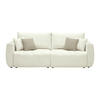 SCHLAFSOFA in Chenille, Jacquard Beige  - Beige/Schwarz, Kunststoff/Textil (245/74-90/104cm) - MID.YOU