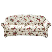 3-SITZER-SOFA Flachgewebe Rot, Beige  - Beige/Rot, Design, Holz/Textil (202/85/81cm) - Max Winzer