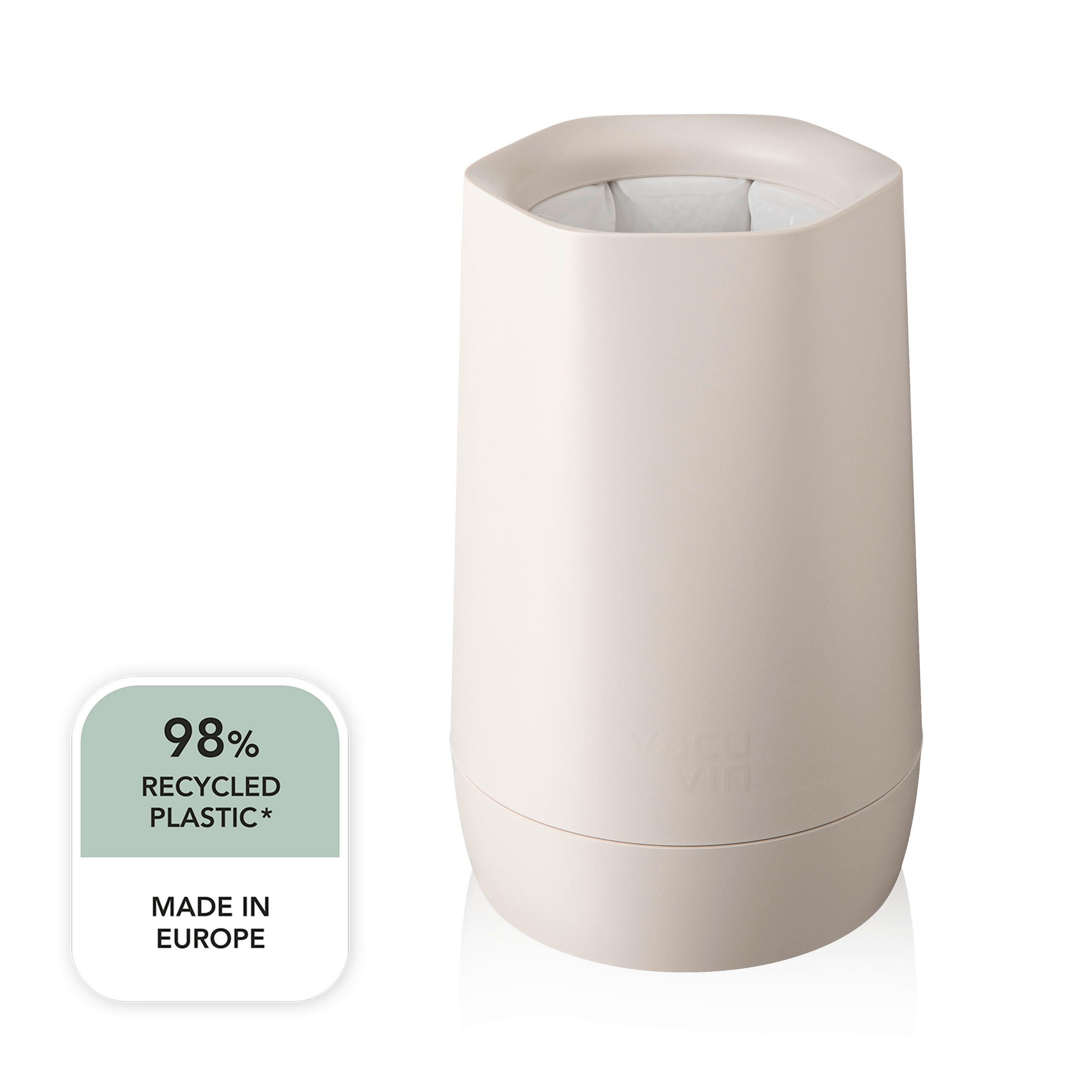 POSUDA ZA HLAĐENJE FLAŠA  1 l  - boja peska, Osnovno, plastika (13.6/13.6/21.3cm) - Vacu Vin