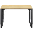 SCHREIBTISCH 120/80/68-82 cm  in Anthrazit, Hickory  - Anthrazit/Hickory, Design, Holzwerkstoff/Metall (120/80/68-82cm) - Moderano