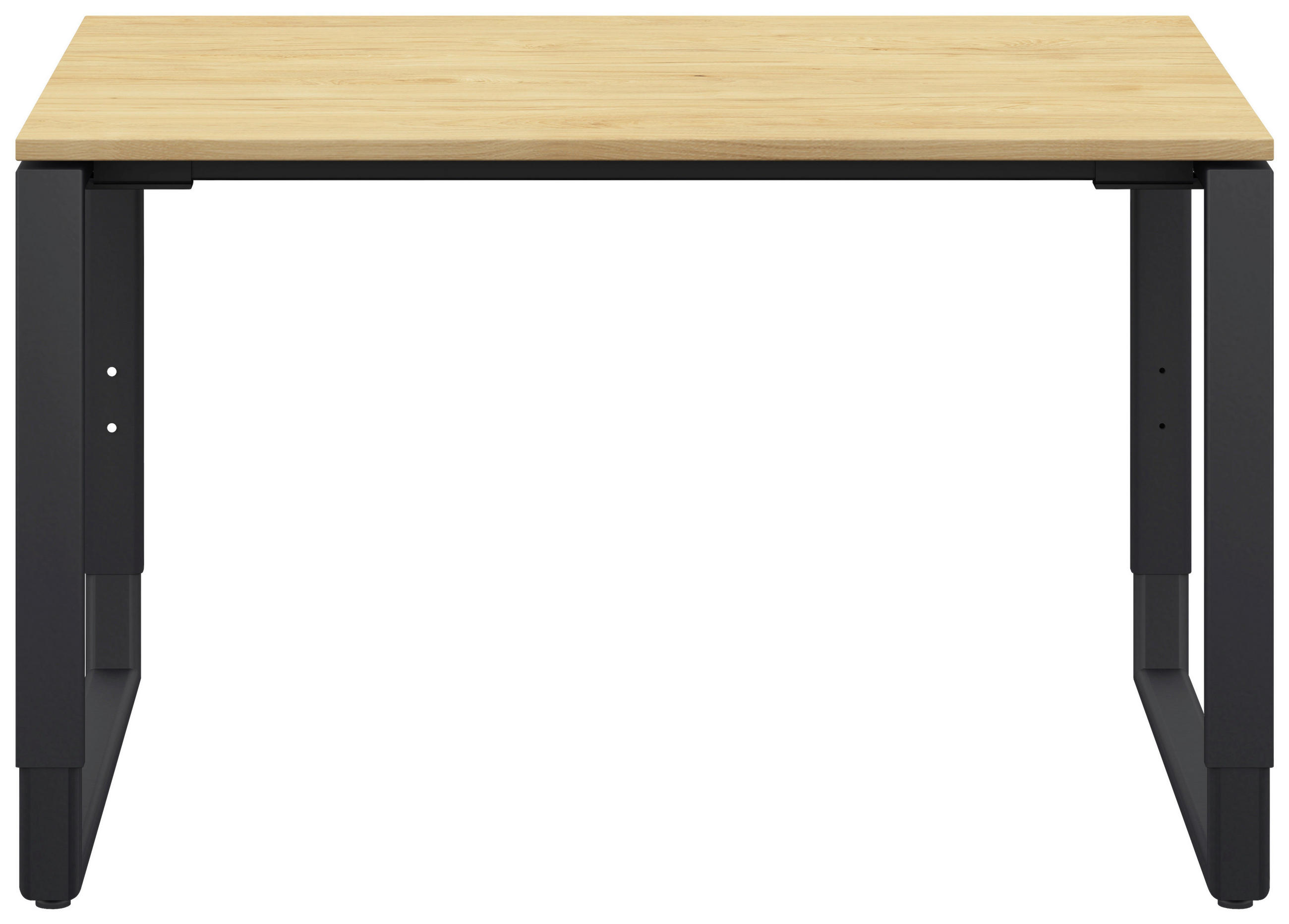 SCHREIBTISCH 120/80/68-82 cm  in Anthrazit, Hickory  - Anthrazit/Hickory, Design, Holzwerkstoff/Metall (120/80/68-82cm) - Moderano