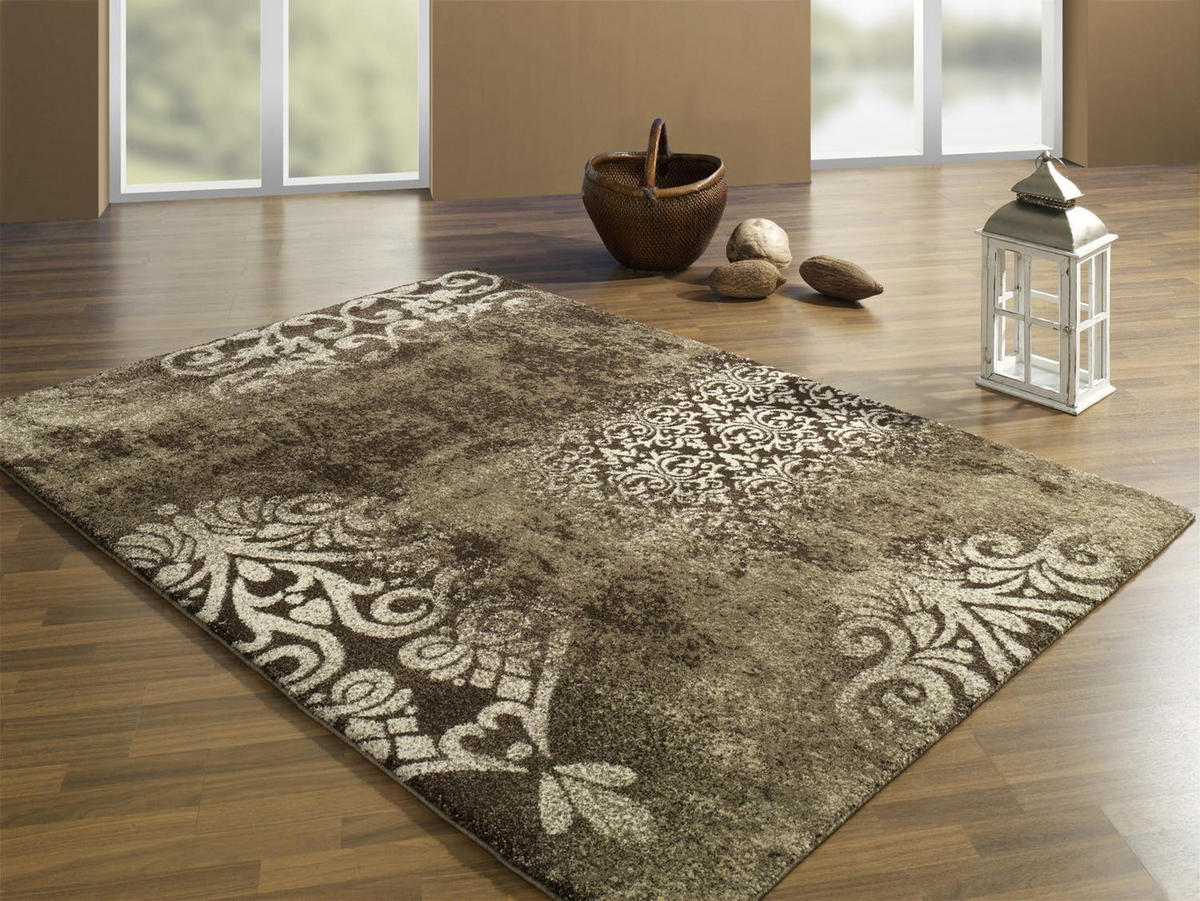VINTAGE-TEPPICH 65/130 cm Monte Trend Braun  - Braun, Trend, Textil (65/130cm) - Novel
