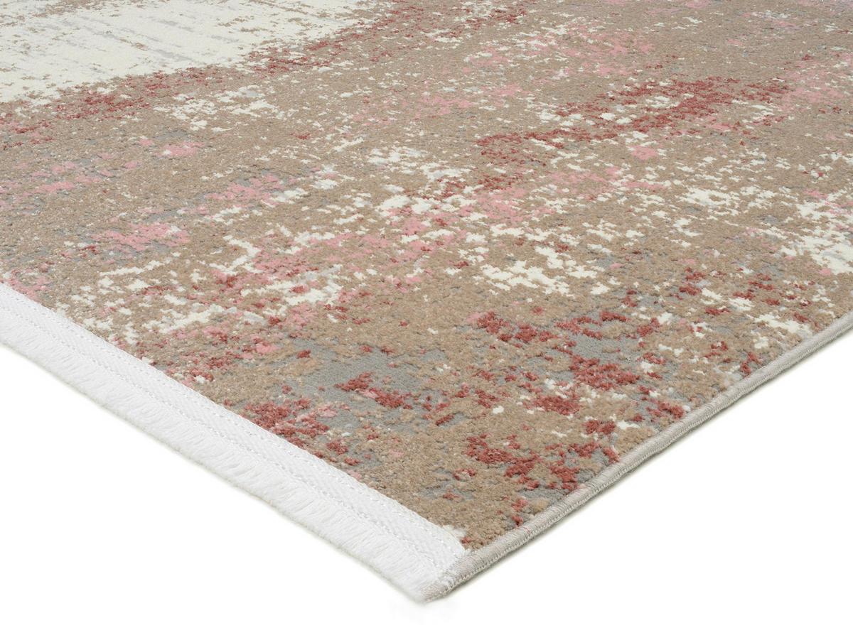 WEBTEPPICH 200/250 cm Creme, Rosa  - Creme/Rosa, Design, Textil (200/250cm) - Novel