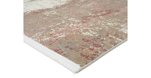 WEBTEPPICH 65/130 cm Limoges Creme, Rosa  - Creme/Rosa, Design, Textil (65/130cm) - Novel