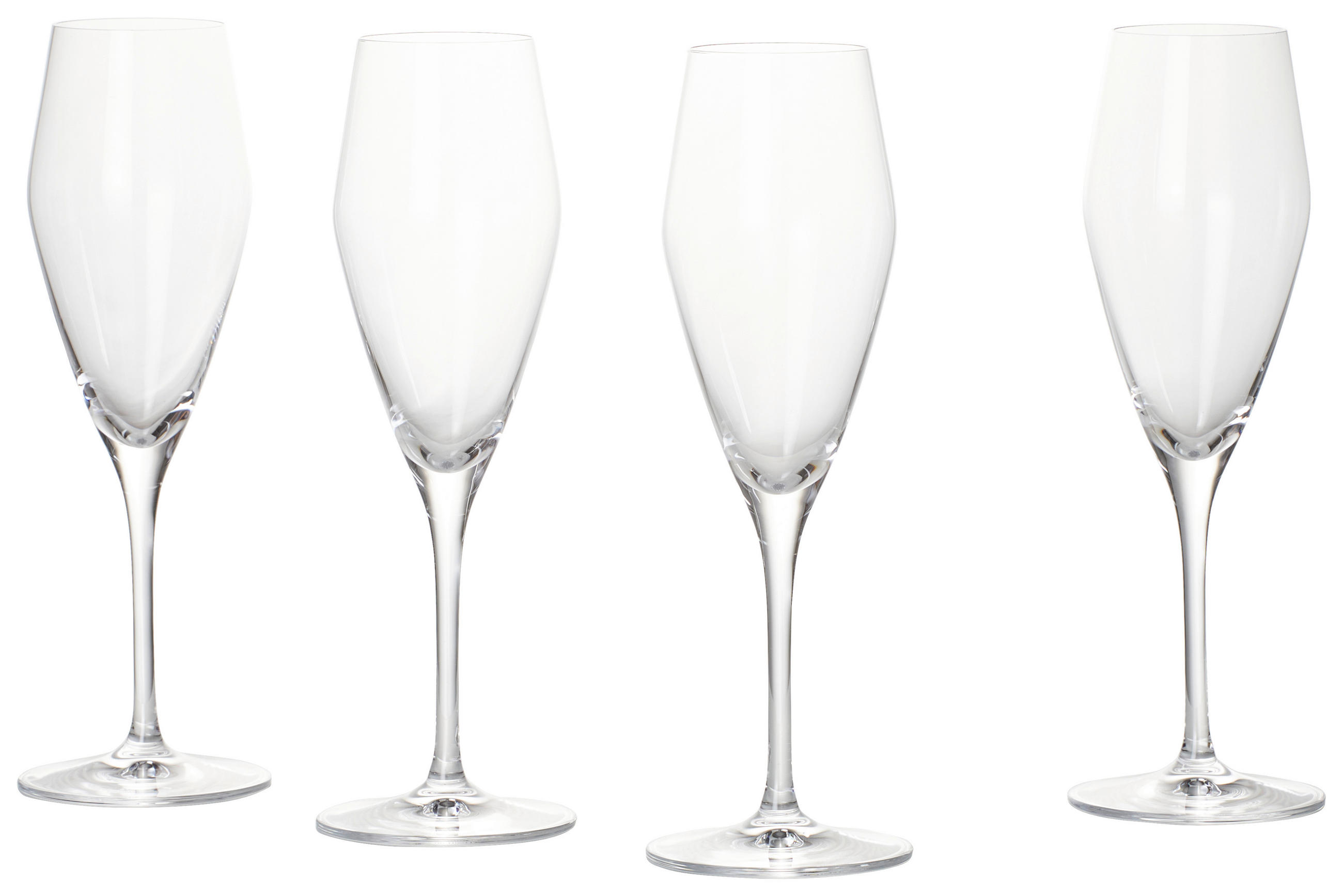 GLÄSERSET Vinova  4-teilig  - Transparent, Design, Glas (16,8/16,8/24,9cm) - Nachtmann