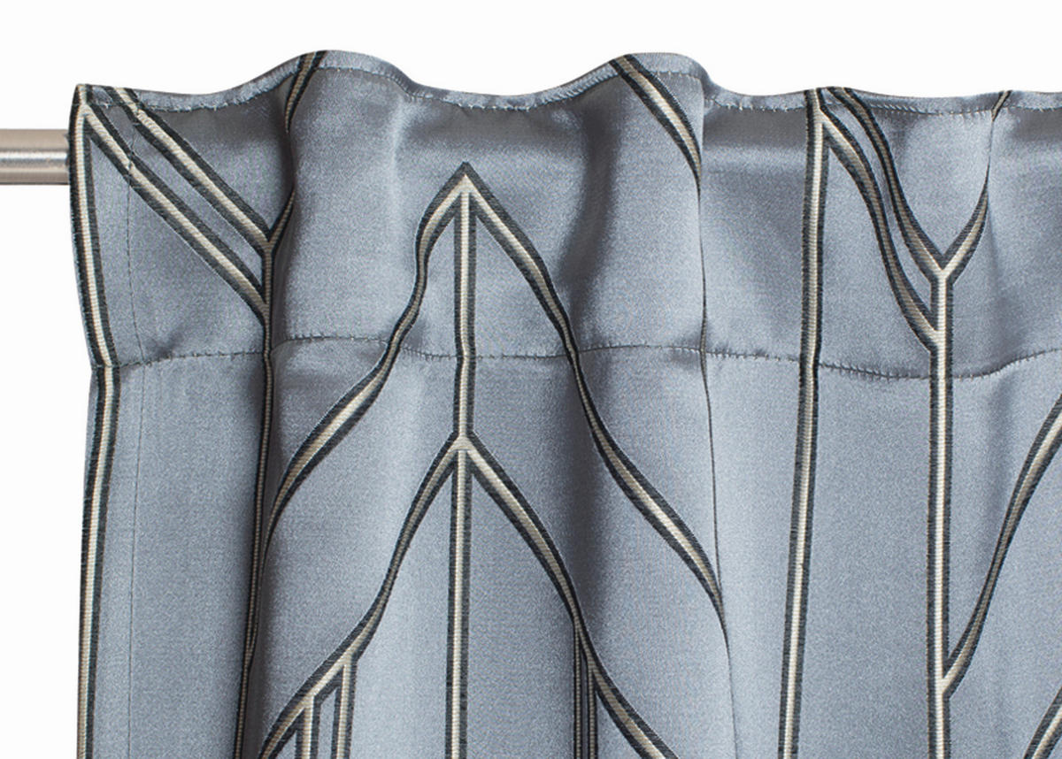 FERTIGVORHANG  blickdicht  130/250 cm   - Anthrazit/Grau, Basics, Textil (130/250cm) - Schöner Wohnen