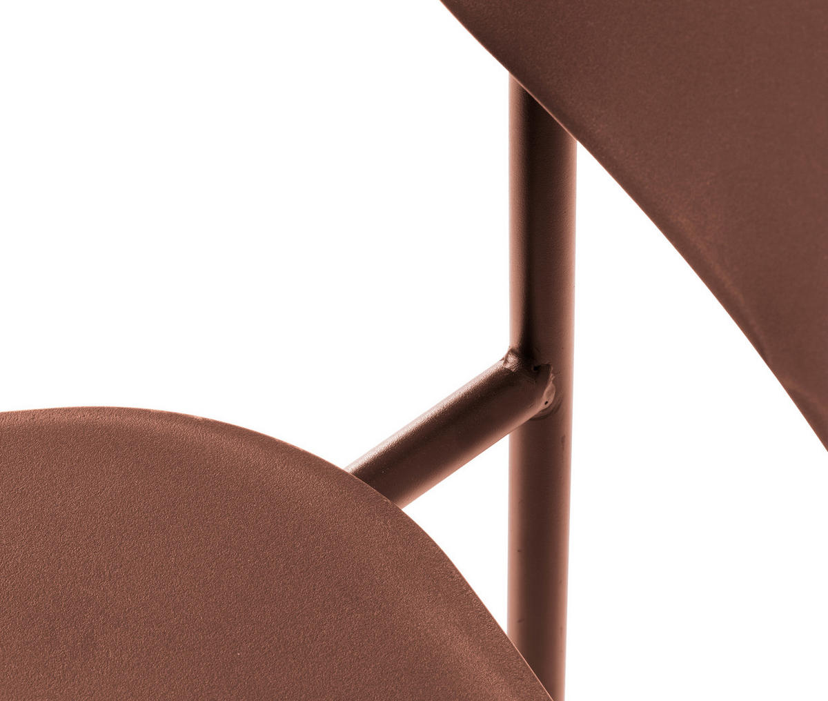 STUHL-SET 4 Stück stapelbar, abwischbar   - Terracotta, MODERN, Kunststoff/Metall (43,5/79/61cm) - Livetastic