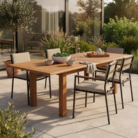 GARTENTISCH 180-260/100/75 cm  - Akaziefarben, ROMANTIK / LANDHAUS, Holz (180-260/100/75cm) - Gardenson