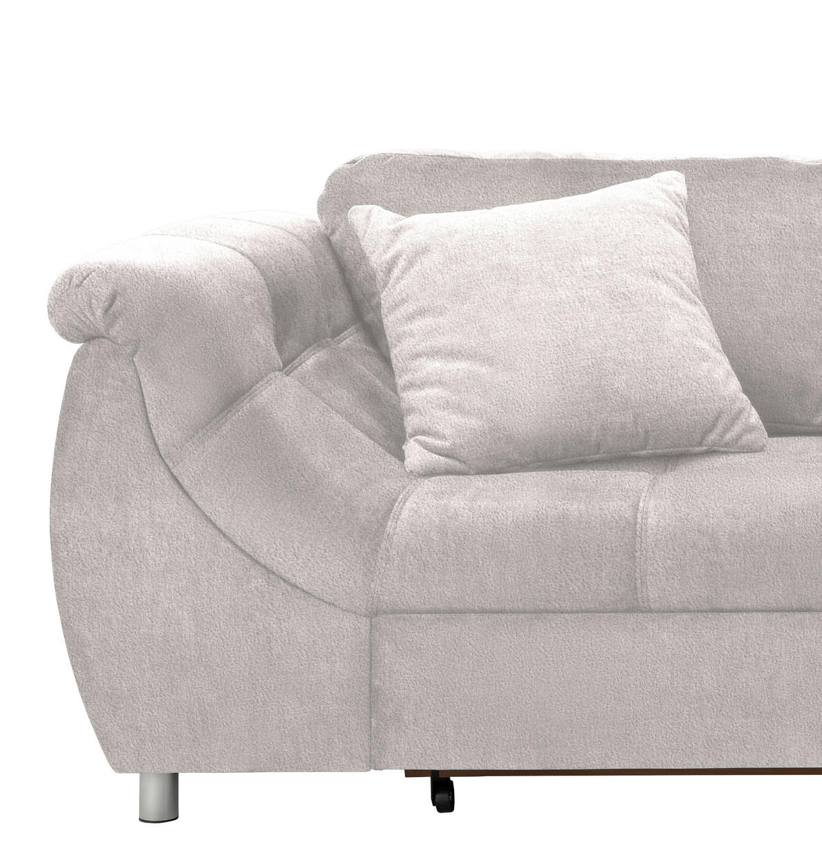 KUTNA GARNITURA tekstil  bež   - bež/boje kroma, Design, tekstil (250/190cm) - Livetastic