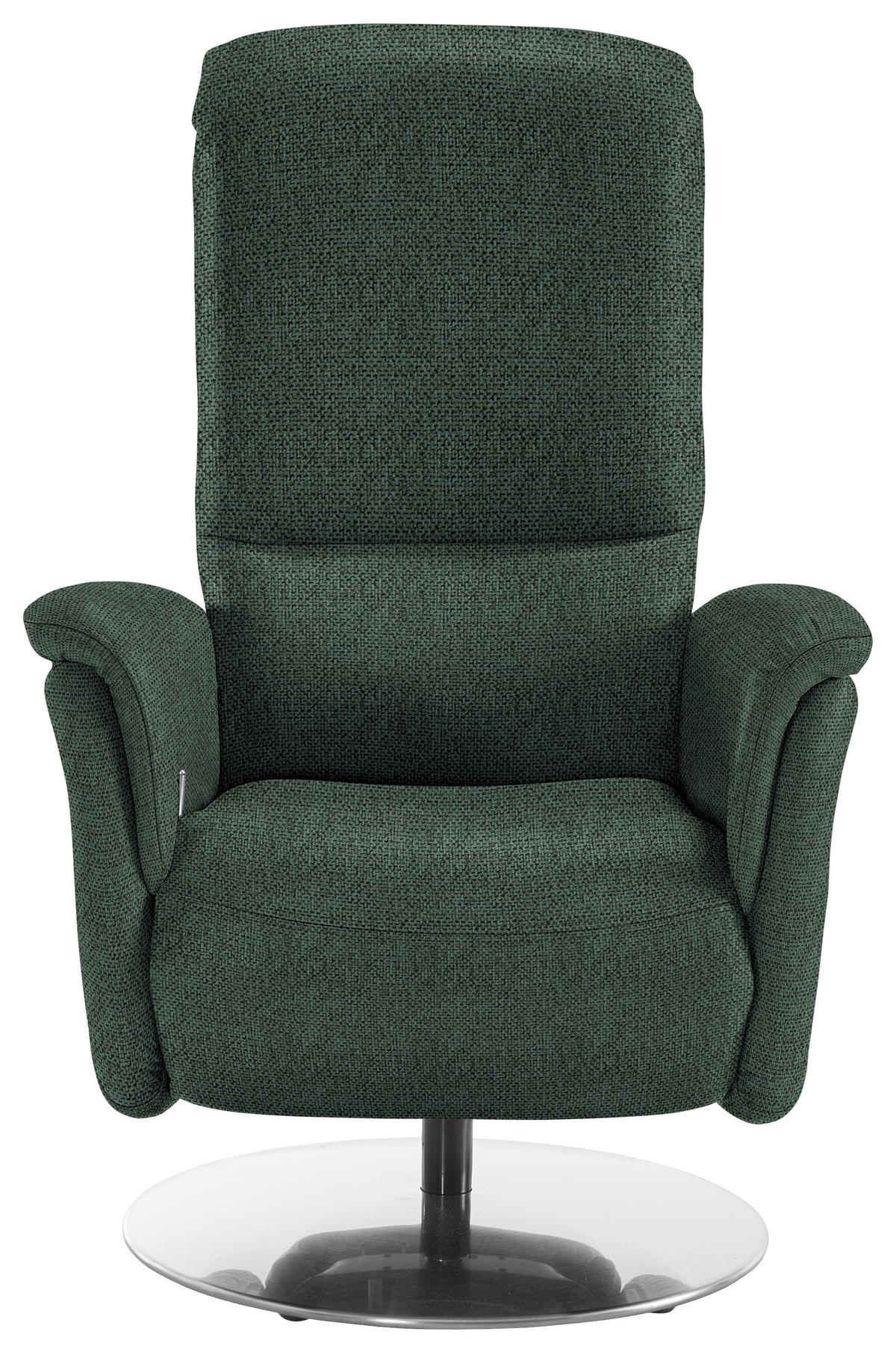 RELAXSESSEL in Textil Dunkelgrün  - Dunkelgrün/Edelstahlfarben, KONVENTIONELL, Textil/Metall (79/112/94cm) - Beldomo Premium