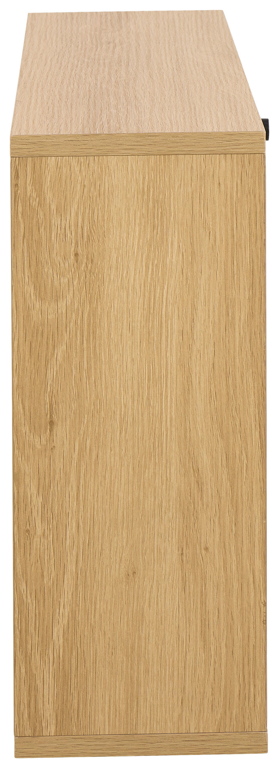 OMARA Z LOPUTAMI ZA ČEVLJE furnirano naravne barve - črna/naravne barve, Design, leseni material/les (71,6/43/17cm) - MID.YOU