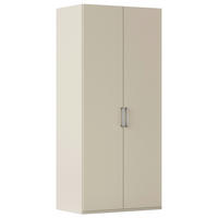 DREHTÜRENSCHRANK 101/235/61 cm,  in Champagner, 2-türig  - Edelstahlfarben/Champagner, Basics, Holzwerkstoff/Metall (101/235/61cm) - Novel