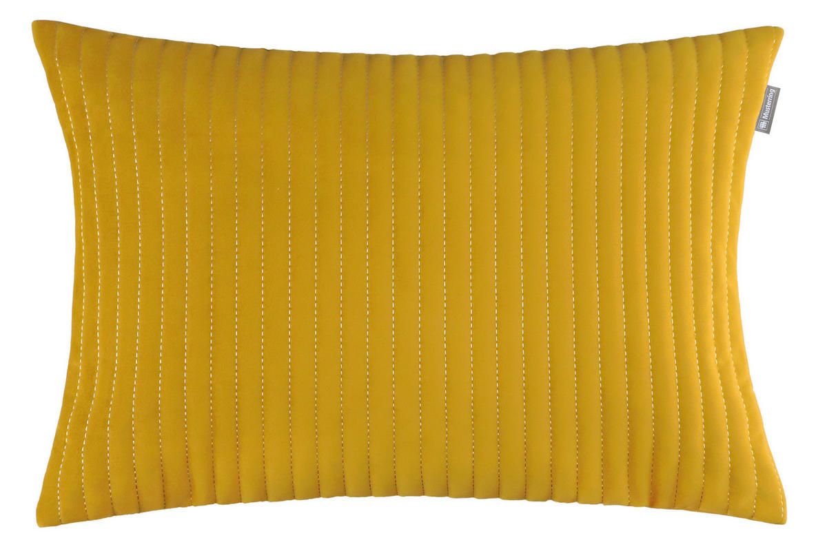 KISSENHÜLLE JustB! Clou 38/58 cm  - Currygelb/Gelb, Design, Textil (38/58cm) - Musterring
