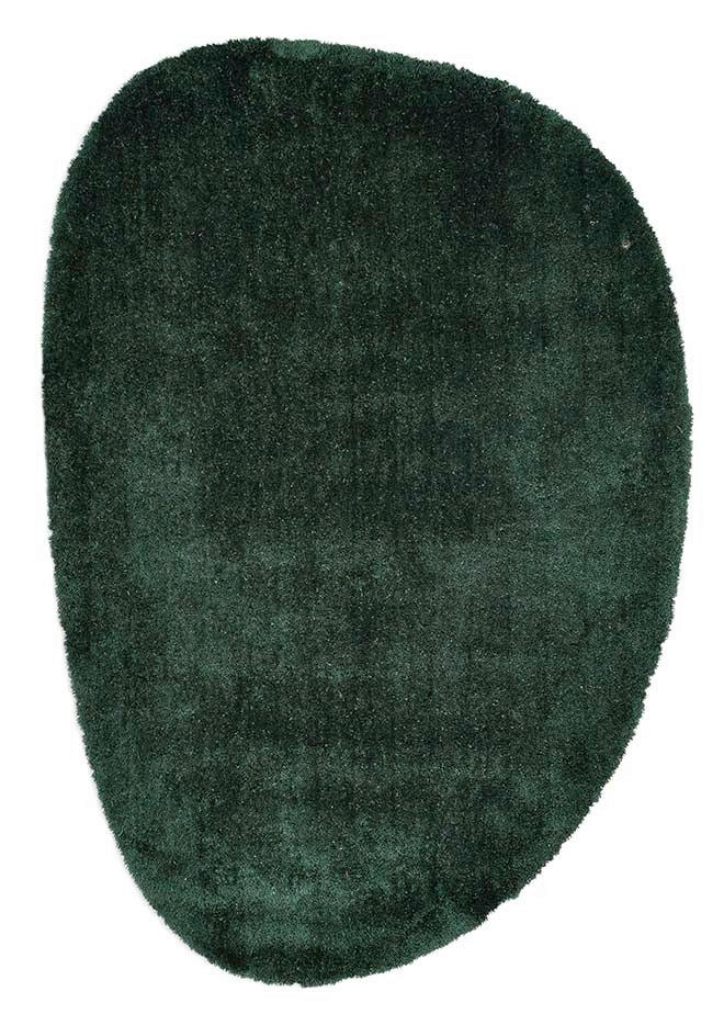 PREPROGA Z VISOKIM FLOROM Cozy 135/200 cm taftano zelena - zelena, Basics, tekstil (135/200cm) - Tom Tailor