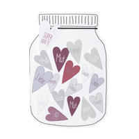 KARTE  - Rot, Basics, Papier (17.8/12.4/0.1cm) - Räder