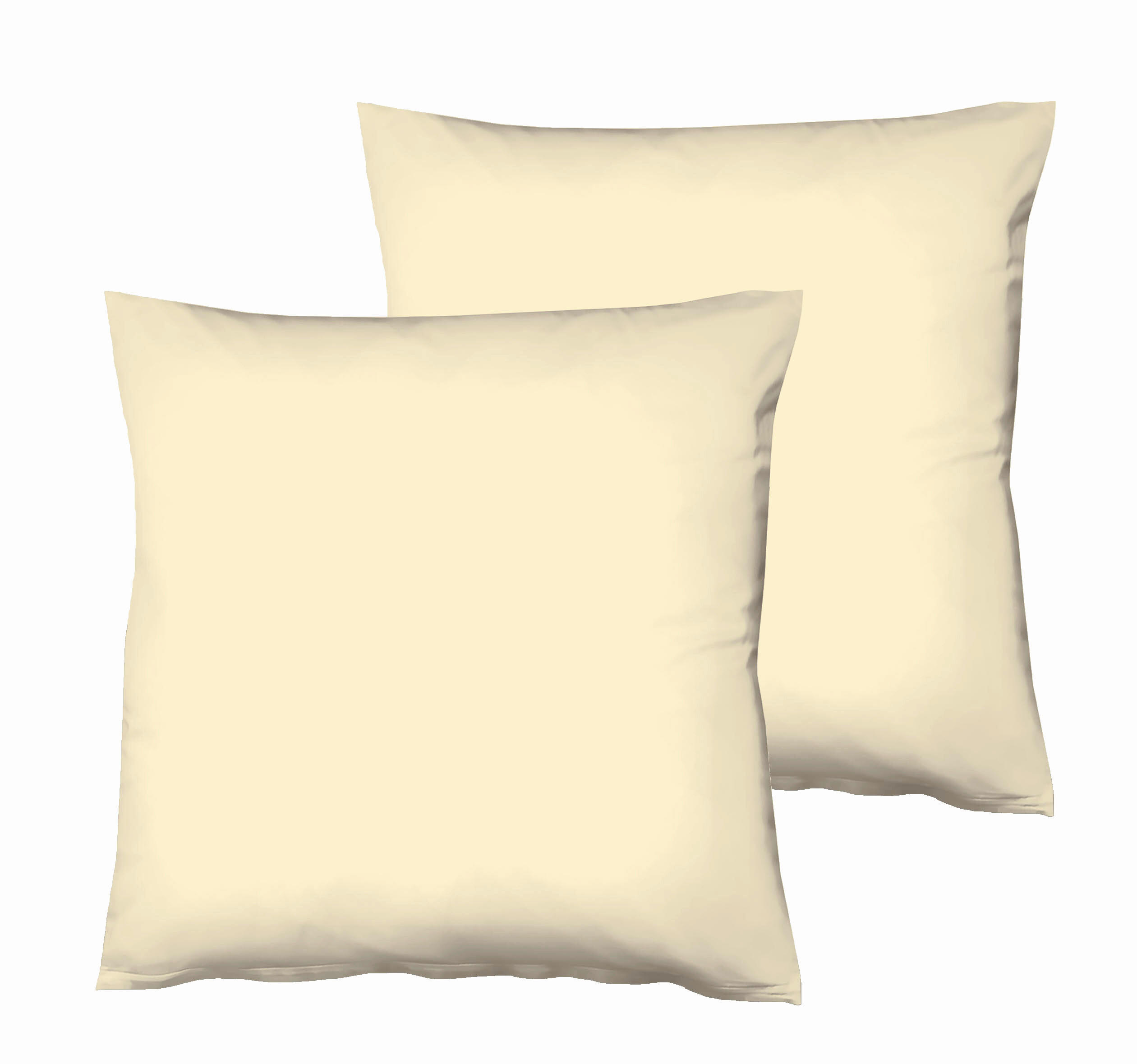 Fleuresse Kopfkissenbezug Beige 80x80 cm