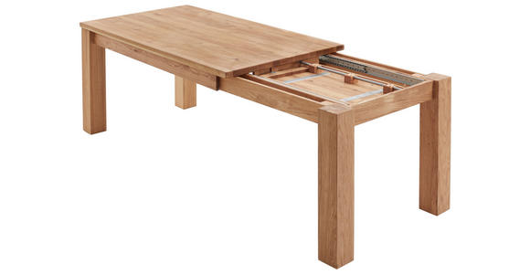 AUSZIEHTISCH in Holz 160-230/90/76 cm  - Eichefarben, Basics, Holz (160-230/90/76cm) - Linea Natura