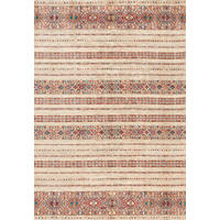 VINTAGE-TEPPICH Cortea Araqan 200/290 cm  in Terracotta, Graublau, Elfenbein  - Elfenbein/Graublau, LIFESTYLE, Kunststoff/Textil (200/290cm) - Lindorug
