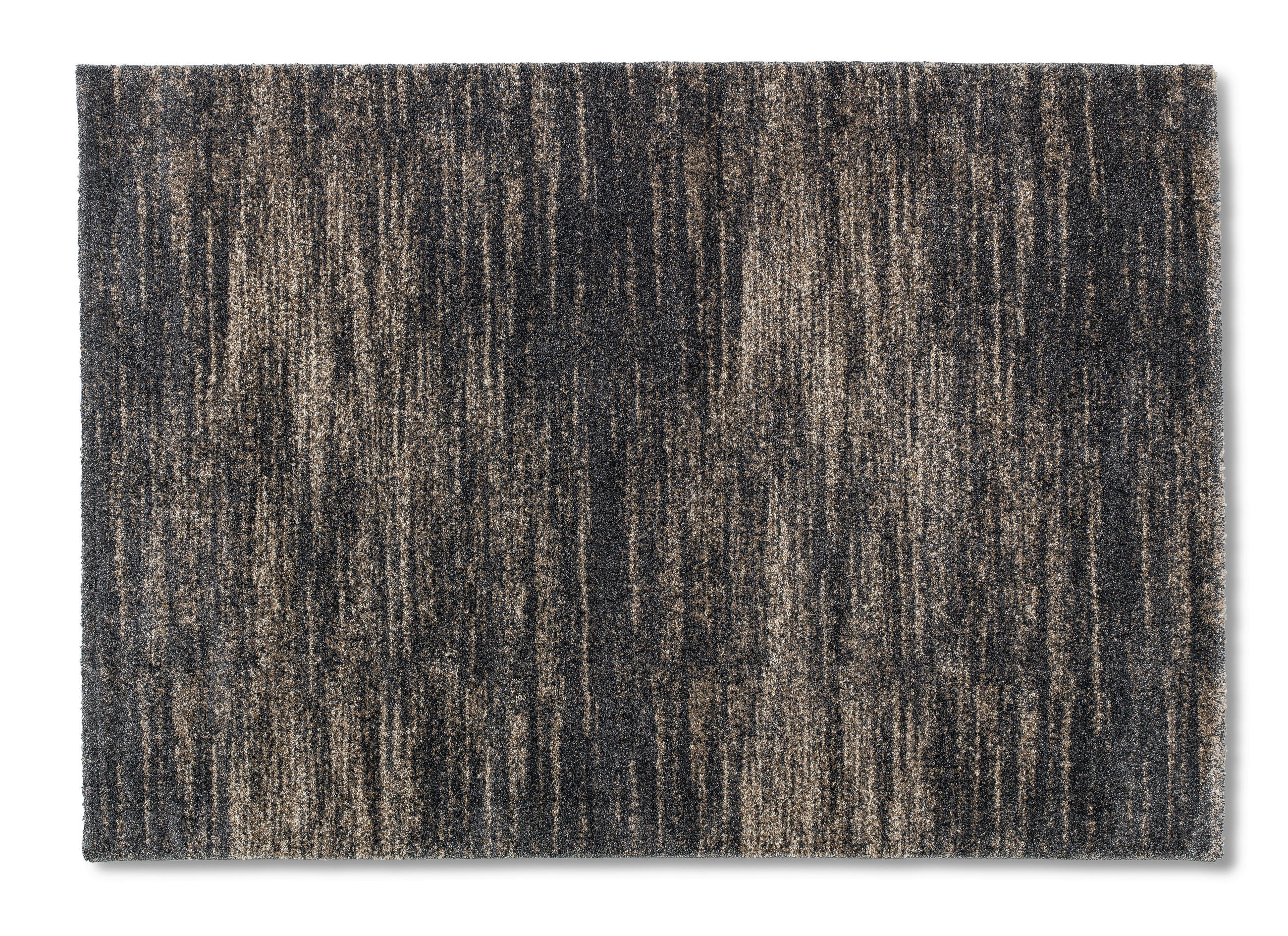 WEBTEPPICH 67/130 cm Savona Anthrazit, Braun  - Anthrazit/Braun, Design, Kunststoff/Textil (67/130cm) - Novel