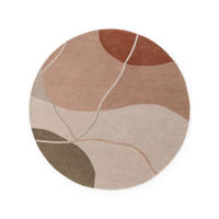 WOLLTEPPICH 200 cm Kollektion 1876 Arteo Creme, Rosa rund  - Creme/Rosa, Basics, Textil (200cm) - Villeroy & Boch