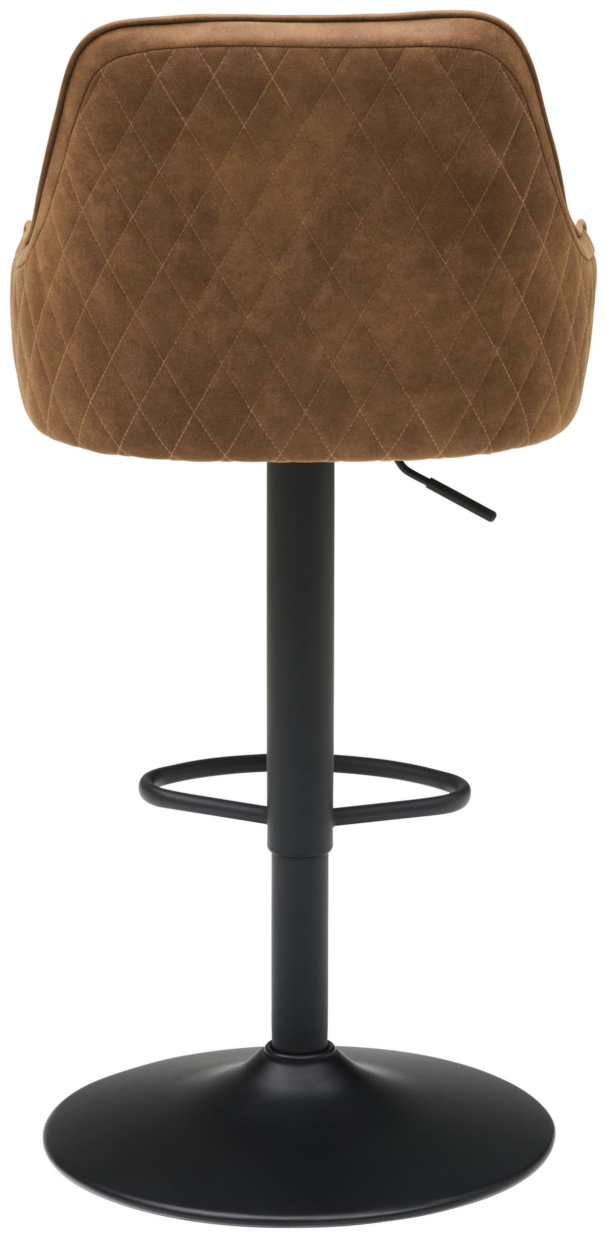 BARHOCKER in Metall, Textil Braun, Schwarz  - Schwarz/Braun, KONVENTIONELL, Textil/Metall (50/90-111/51cm) - MID.YOU