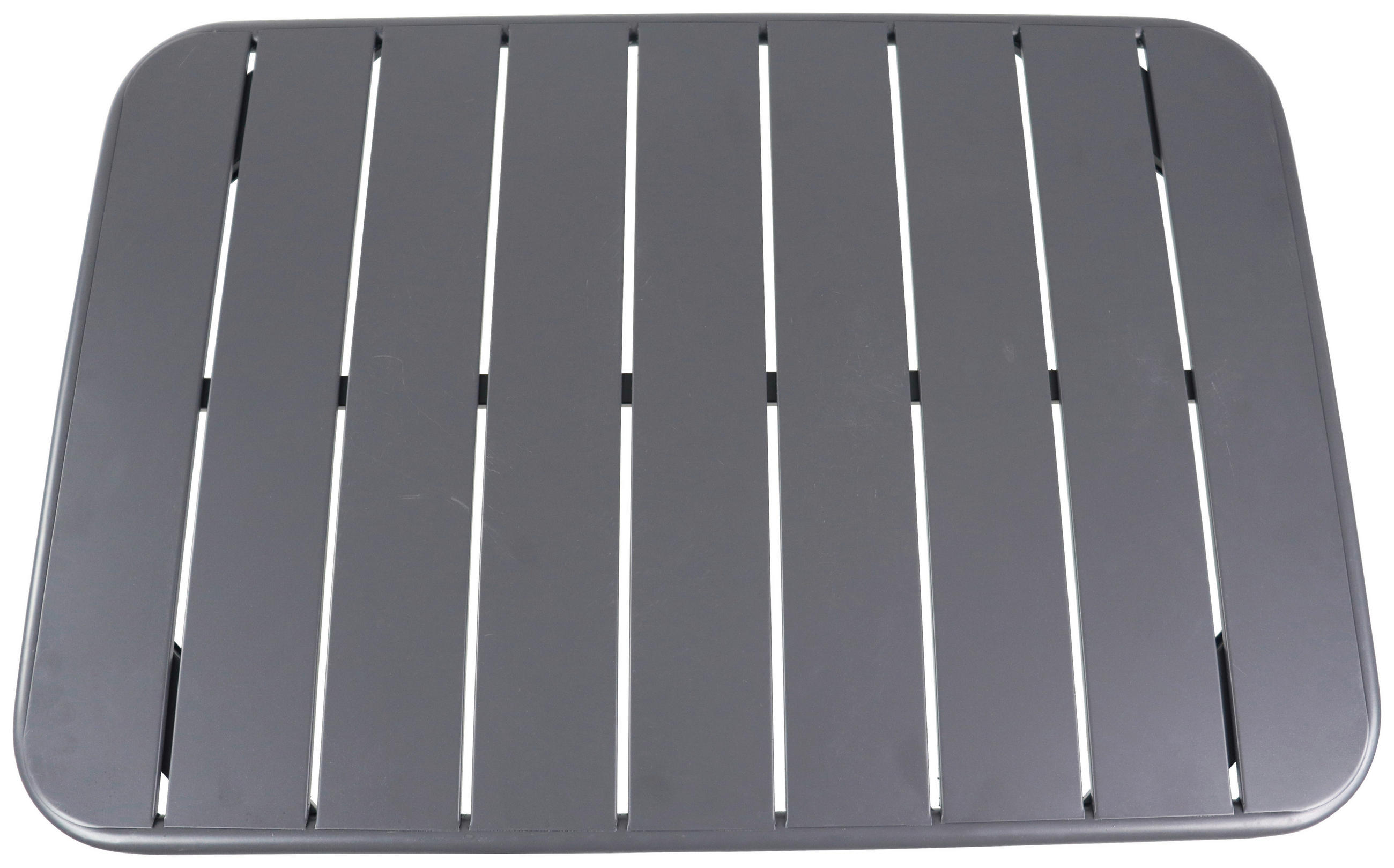GARTENTISCH 80/55/72 cm Metall, Kunststoff Schwarz rechteckig - Schwarz, Modern, Kunststoff/Metall (80/55/72cm) - Ambia Garden