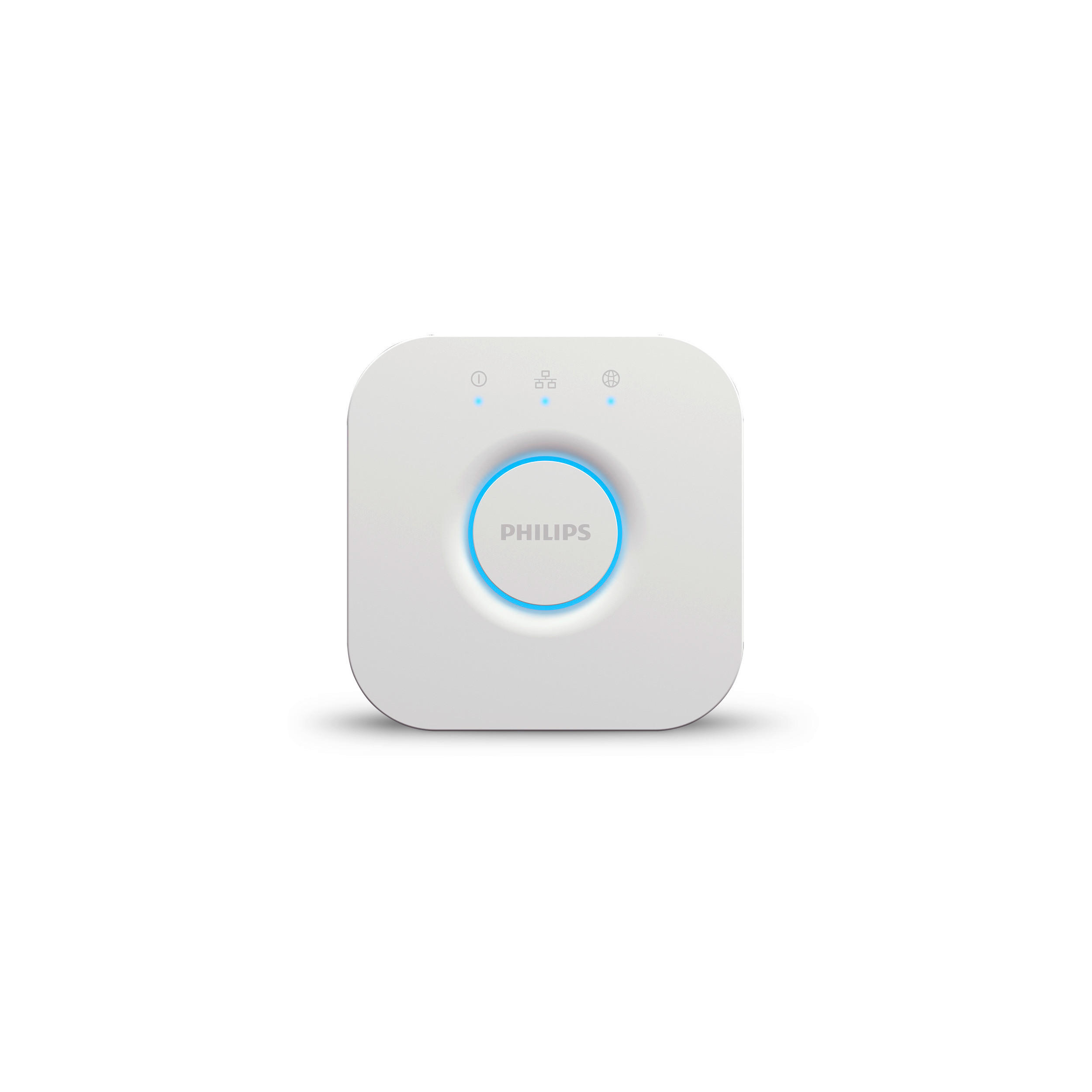 STEUERELEMENT Bridge 8,8/2,6/8,8 cm   - Weiß, Basics, Kunststoff (8,8/2,6/8,8cm) - Philips HUE