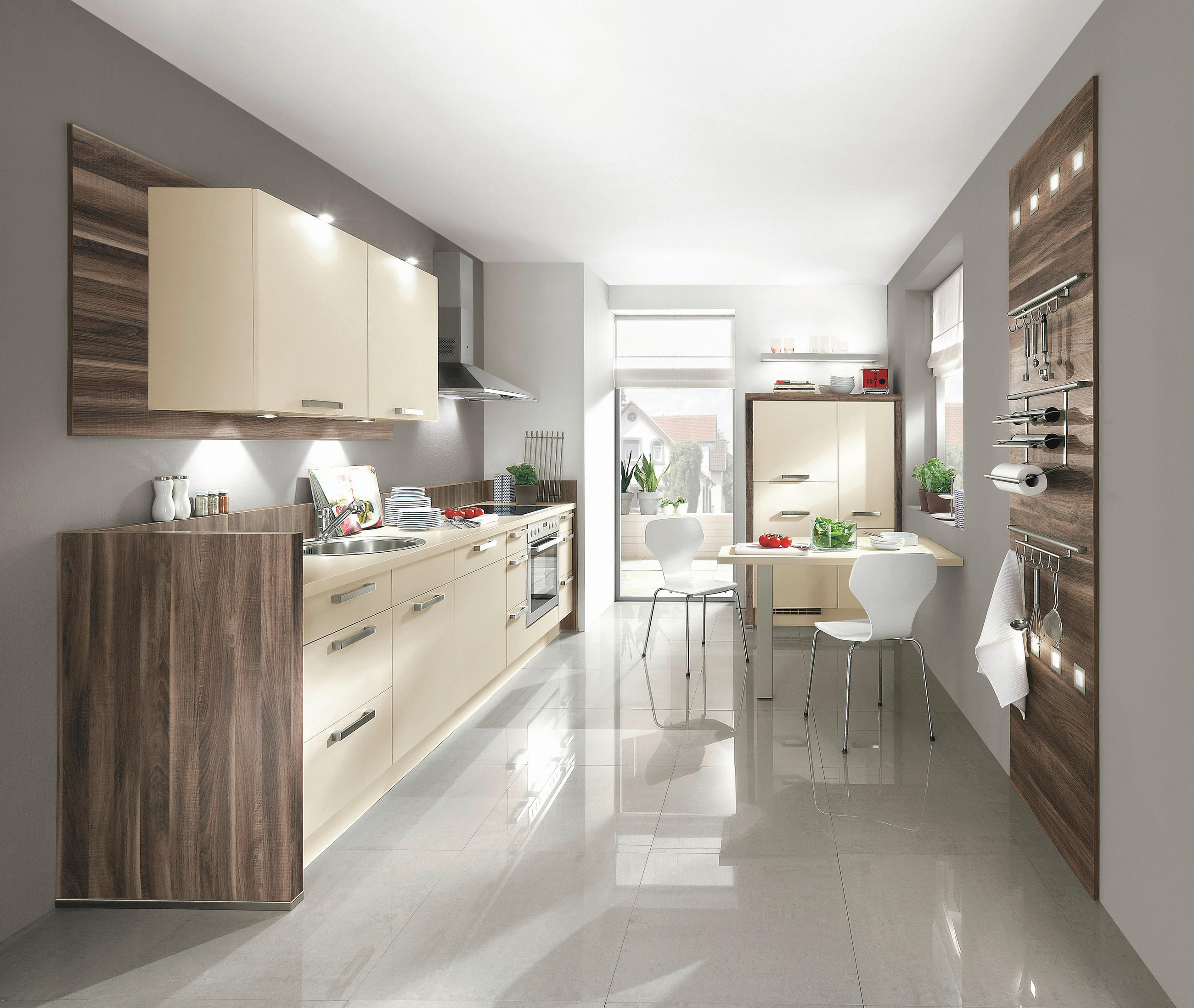 KUCHYNĚ NA MÍRU SILVIO - Design, kompozitní dřevo - Celina