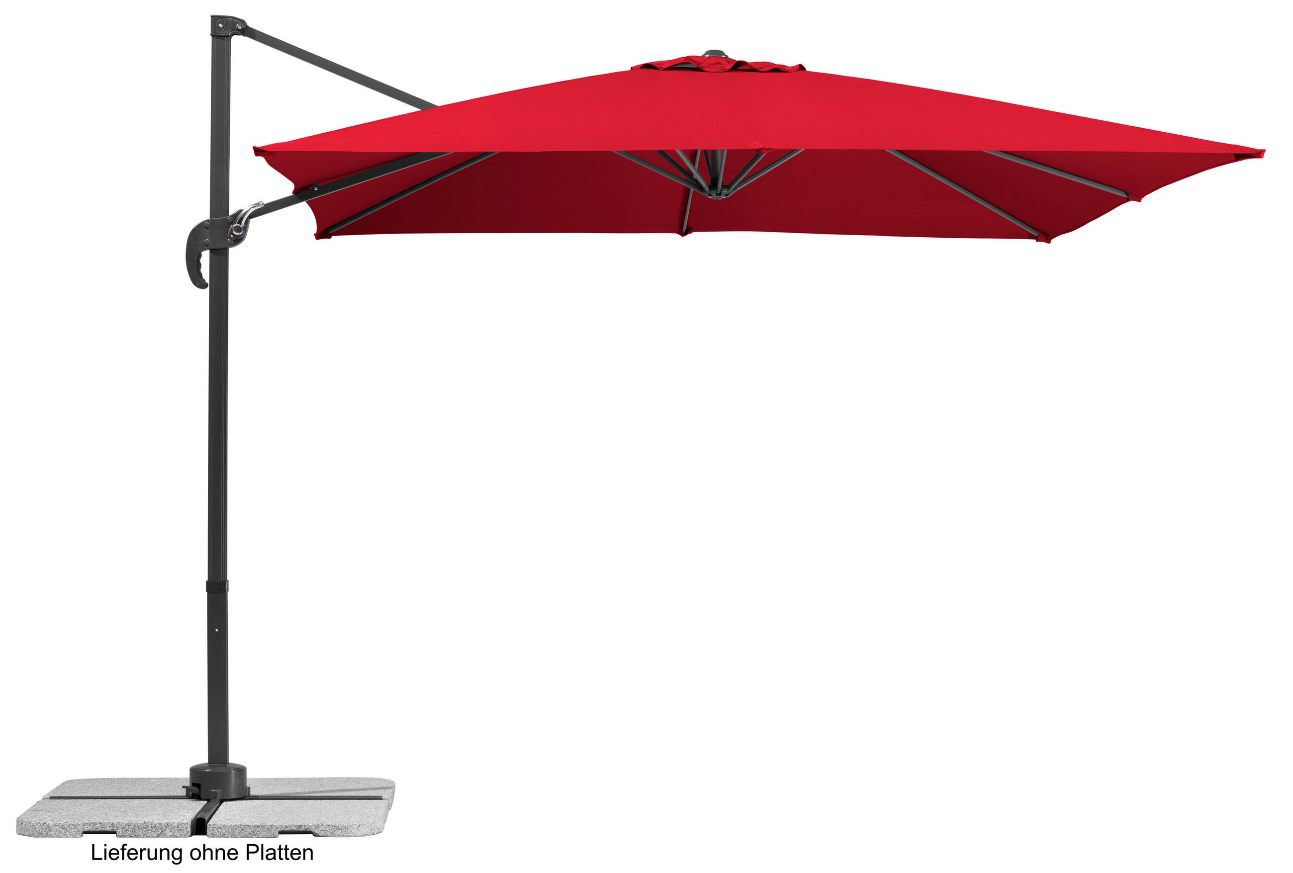 Schneider Ampelschirm Rot 338x239x270 cm