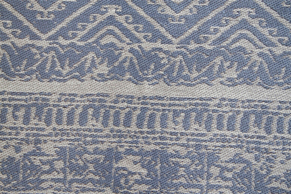 HANDWEBTEPPICH Wohnzimmer 120/170 cm Hellblau rechteckig  - Hellblau, Basics, Textil (120/170cm) - Kayoom