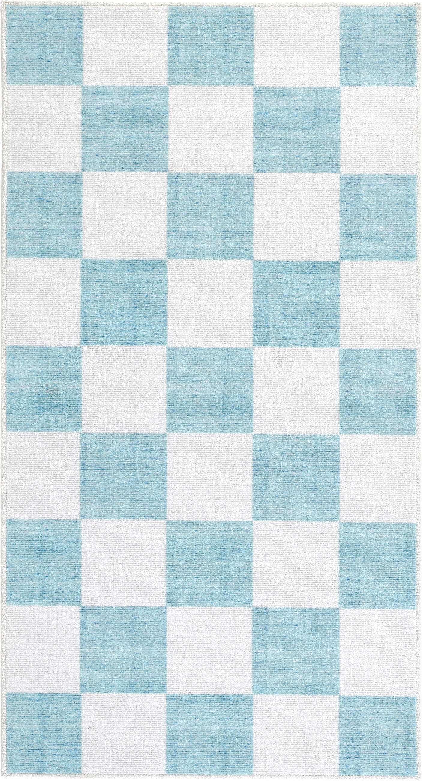 TUFTTEPPICH 80/150 cm MESIO JACK, waschbar Mintgrün, Grauweiß rechteckig  - Grauweiß/Mintgrün, Design, Kunststoff/Textil (80/150cm) - Lindorug