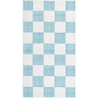 TUFTTEPPICH 80/150 cm MESIO JACK, waschbar Mintgrün, Grauweiß rechteckig  - Grauweiß/Mintgrün, Design, Kunststoff/Textil (80/150cm) - Lindorug