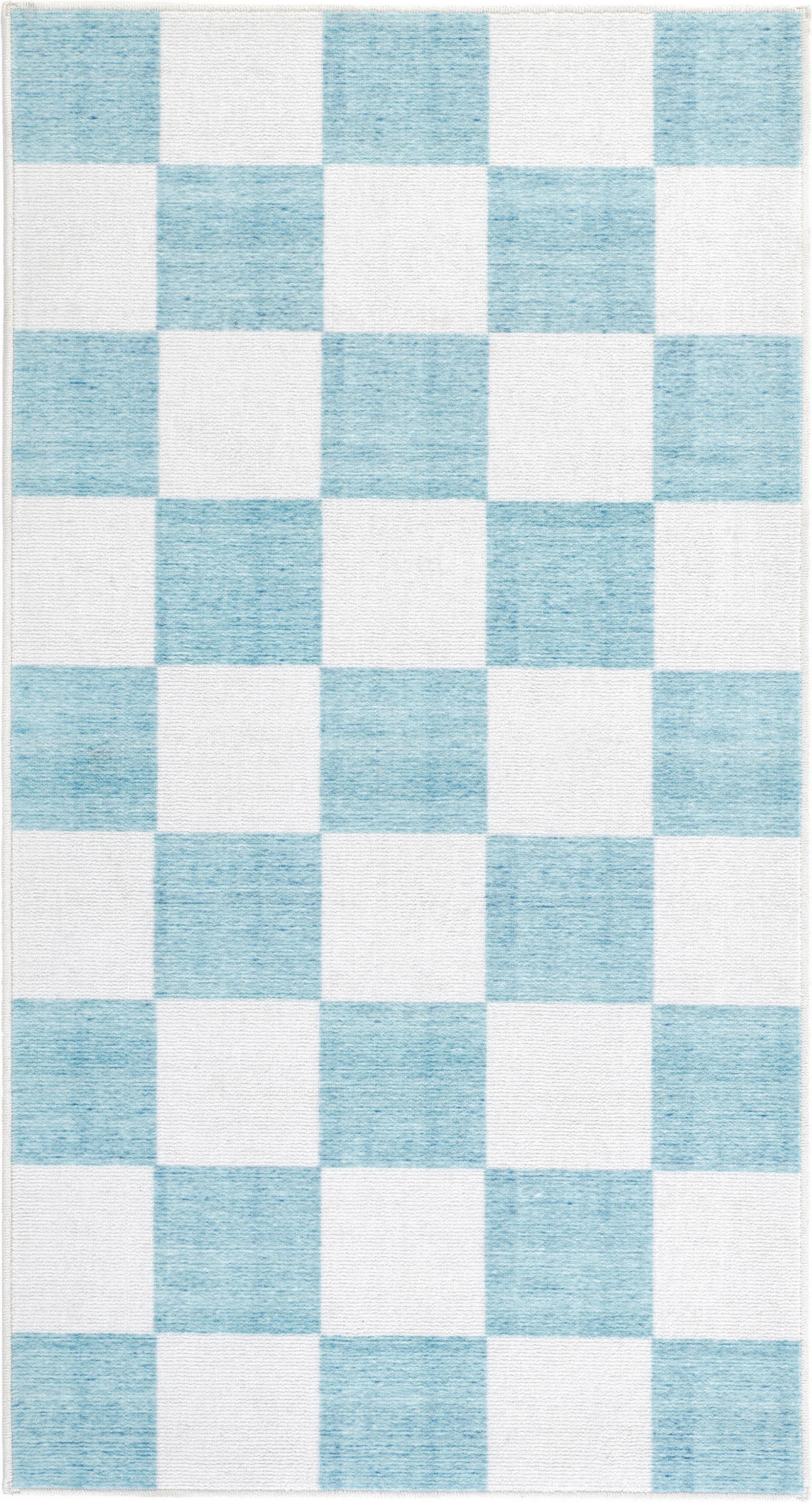 TUFTTEPPICH 80/150 cm MESIO JACK, waschbar Mintgrün, Grauweiß rechteckig  - Grauweiß/Mintgrün, Design, Kunststoff/Textil (80/150cm) - Lindorug