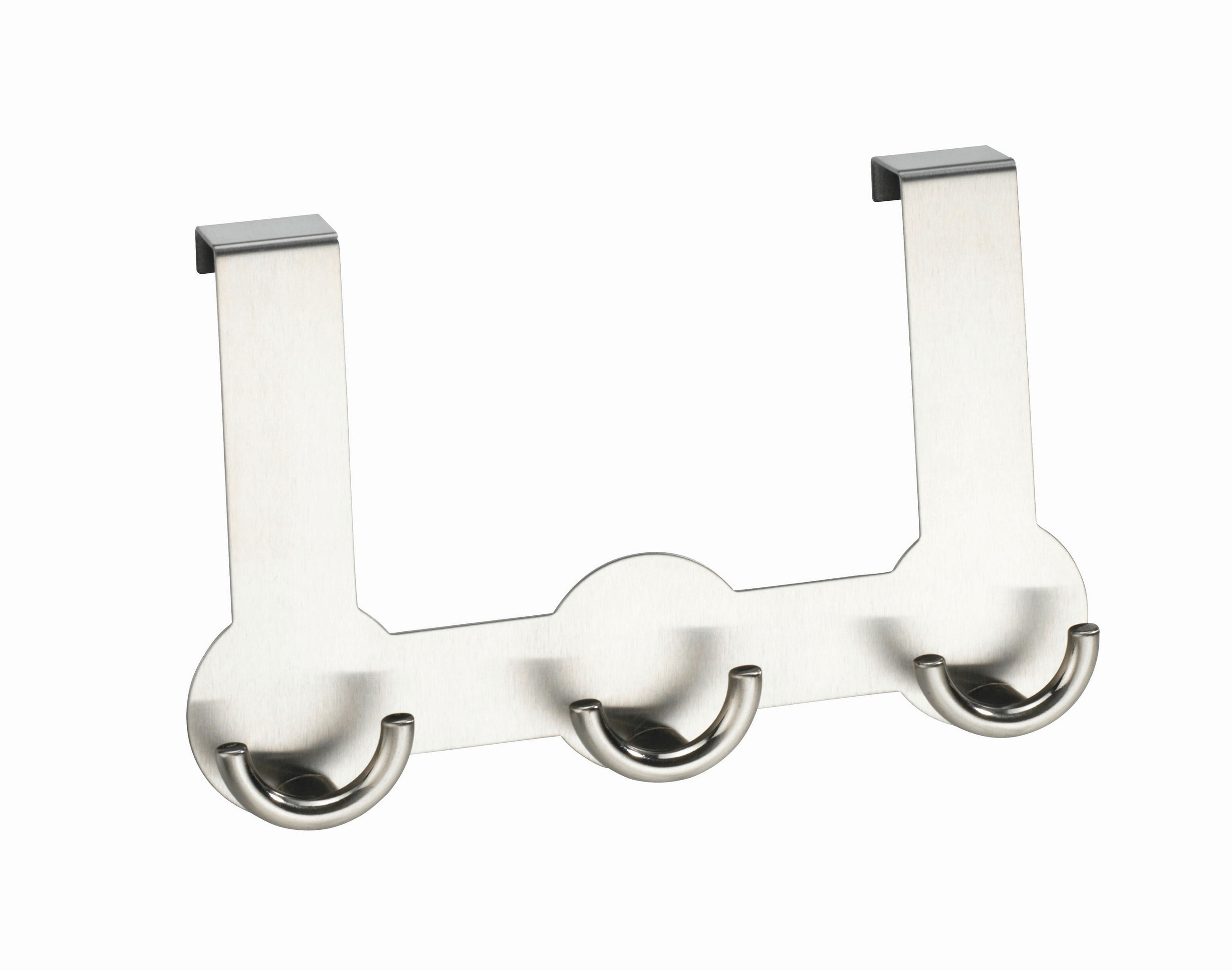 HAKENLEISTE  in Edelstahlfarben  - Edelstahlfarben, Basics, Metall - Wenko